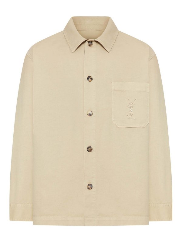 SAINT LAURENT: shirts - Cassandre Overshirt