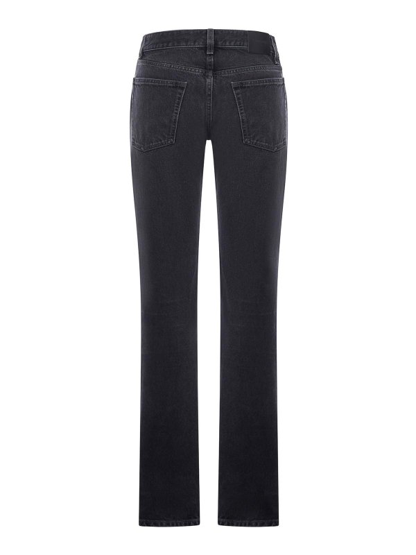 SAINT LAURENT: straight leg jeans online - Straight Leg Denim Jeans