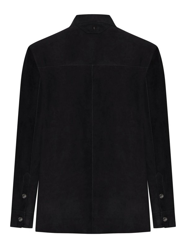 SALVATORE SANTORO: shirts online - Suede Overshirt