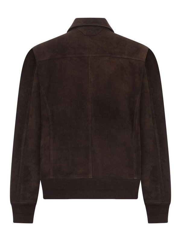 SALVATORE SANTORO: ボンバージャケット online - ボンバージャケット - ブラウン