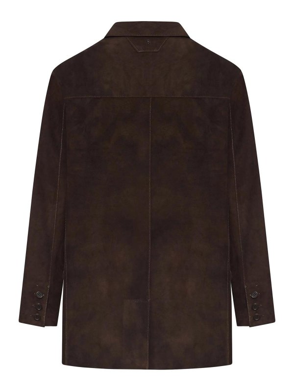 SALVATORE SANTORO: レザージャケット online - レザージャケット - ブラウン