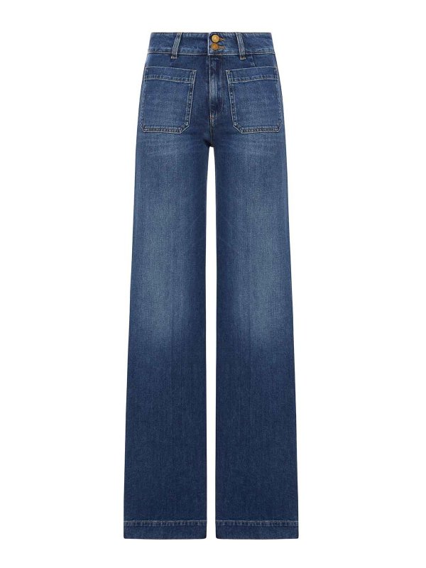 SEAFARER: straight leg jeans - Jane Cotton Denim Jeans