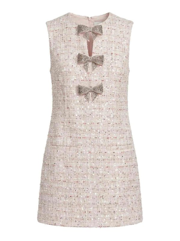 Self Portrait: ショートドレス - ショートドレス - ヌードカラー