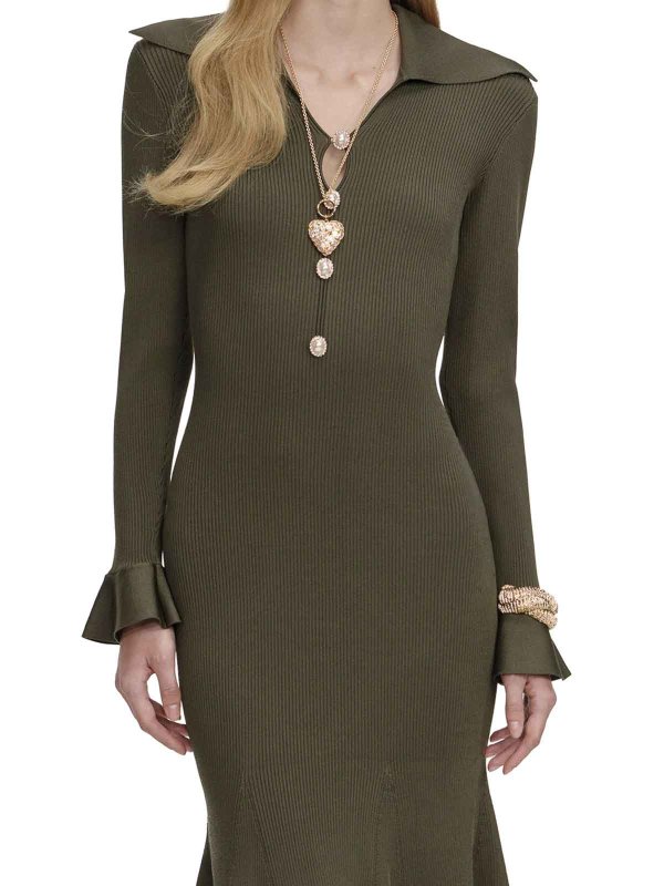 Self Portrait buy online 膝丈ドレス - 緑