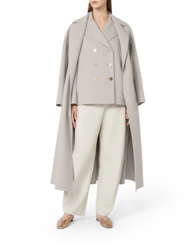 膝丈コート - ヌードカラー shop online: S MAX MARA