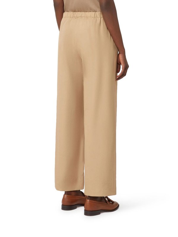 Cotton Drawstring Trousers Replica 
online: S MAX MARA