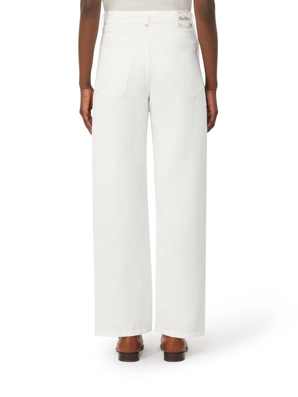 5-Pocket Cotton And Linen Trousers Replica 
online: S MAX MARA