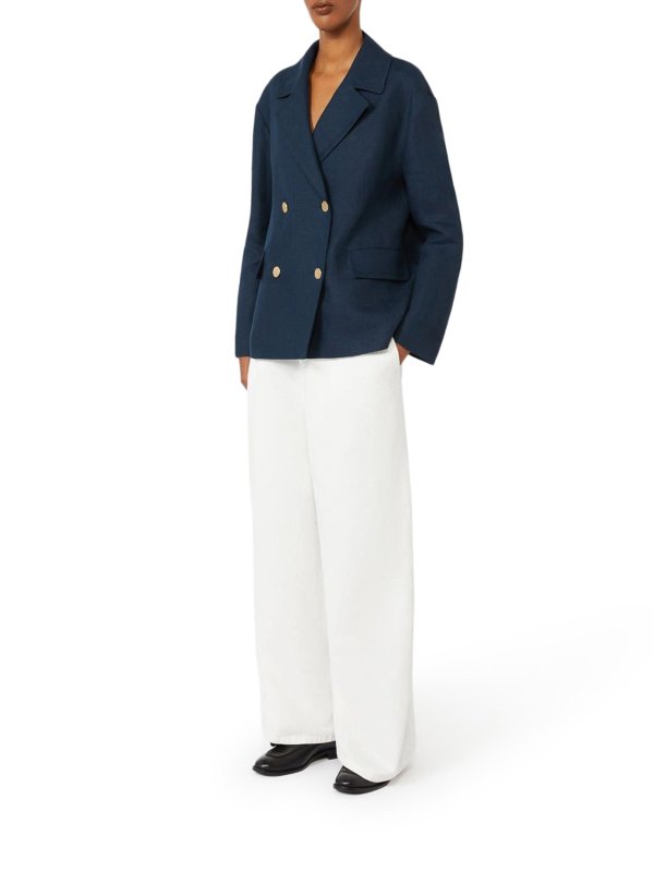 S MAX MARA: カジュアルトラウザー online - カジュアルパンツ - 白