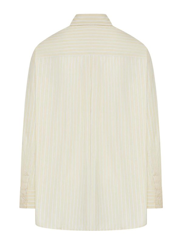 SOEUR: shirts online - Oversized Cotton Shirt With Patched Pocket