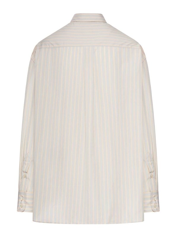 SOEUR: shirts online - Oversized Cotton Shirt With Patched Pocket