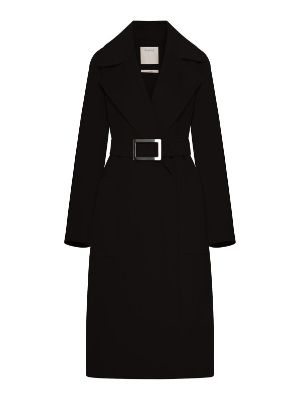 SPORTMAX: ショートコート - ショートコート - 黒