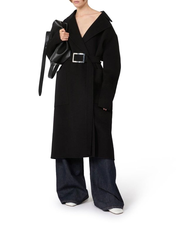 ショートコート - 黒 shop online: SPORTMAX