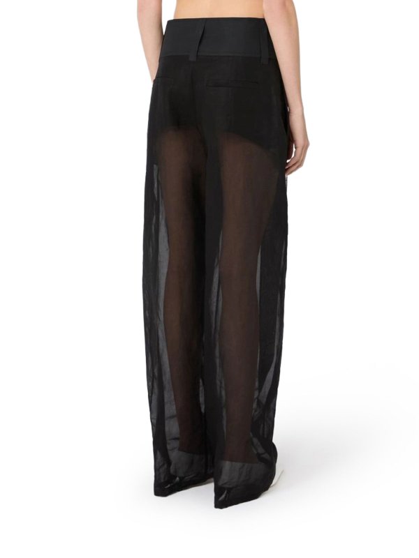 Wide-Leg Trousers In Organza Cotton Voile Replica 
online: SPORTMAX