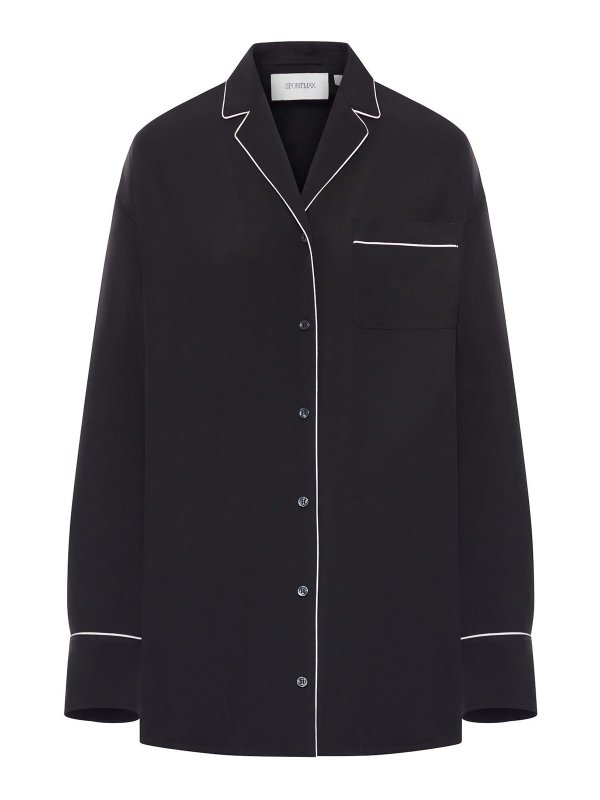 SPORTMAX: casual jackets - Satin Overshirt