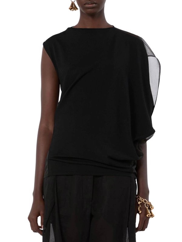 The Best Shops SPORTMAX: Tops und Tank Tops - Top - Schwarz