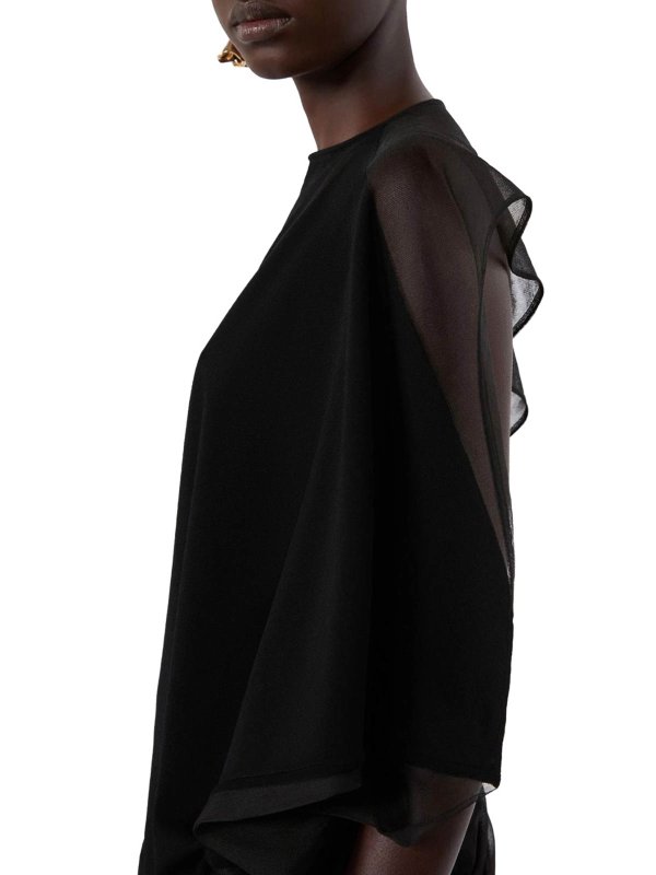 The Best Shops SPORTMAX: Top - Schwarz