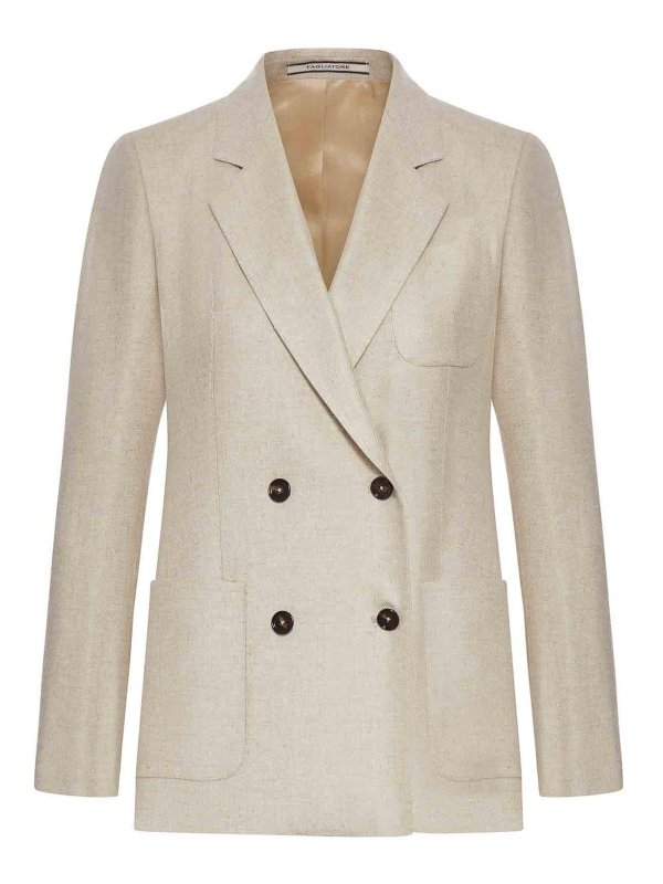 TAGLIATORE: カジュアルジャケット - カジュアルジャケット - ヌードカラー