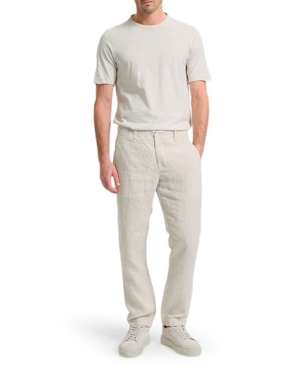 TRANSIT: casual trousers online - Regular-Fit Linen Trousers