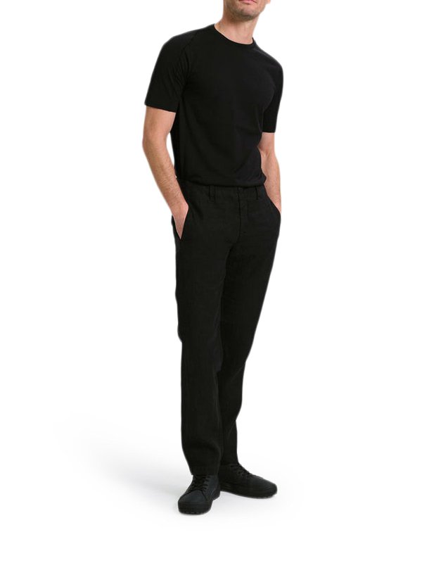 TRANSIT: casual trousers online - Regular-Fit Linen Trousers