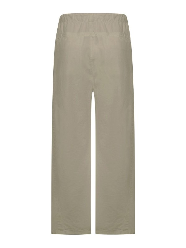 TRANSIT: casual trousers online - Wide-Leg Linen Blend Trousers