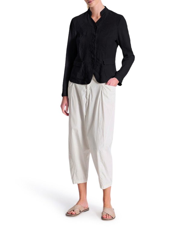 TRANSIT: casual jackets online - Stretch Linen Blend Jacket