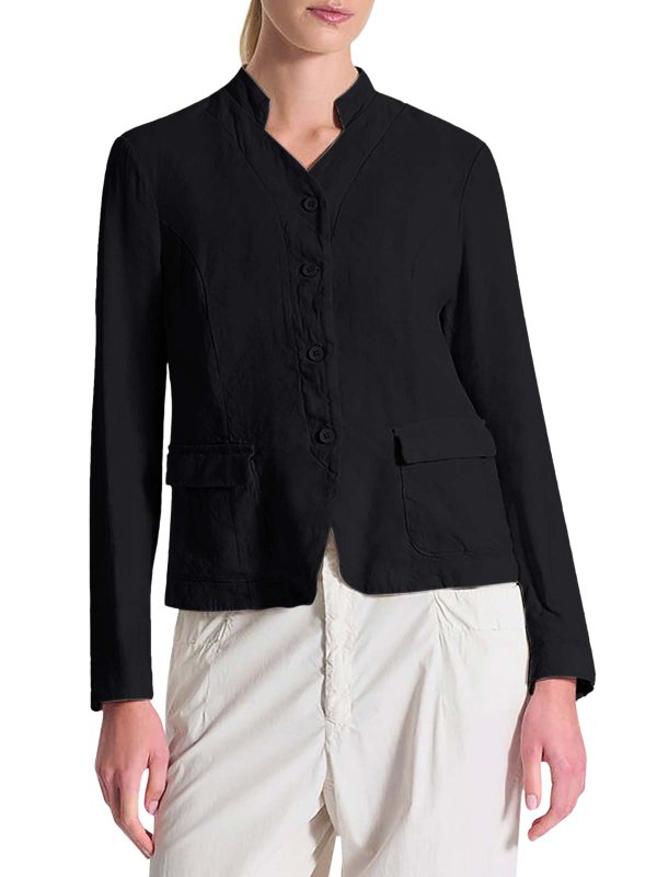 The Best Shops TRANSIT: casual jackets - Stretch Linen Blend Jacket