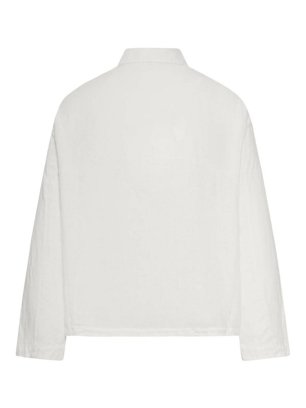 TRANSIT: shirts online - Linen Shirt With Classic Collar
