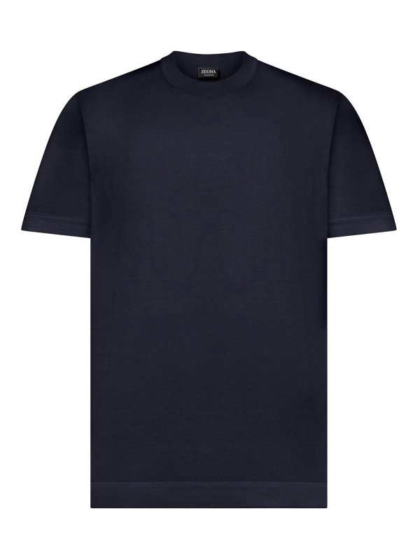 ZEGNA: Tシャツ - Tシャツ - ブルー