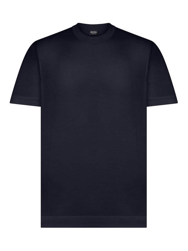 ZEGNA: Tシャツ - Tシャツ - ブルー