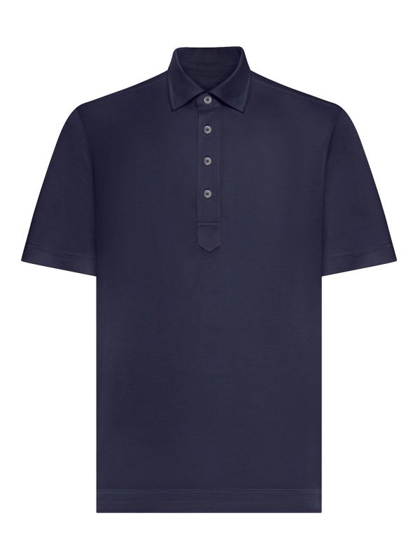 ZEGNA: Poloshirts - Poloshirt - Blau