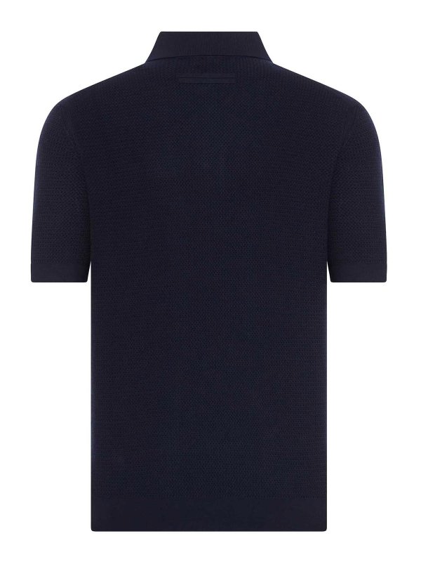 ZEGNA: Polos  online - Polo - Bleu