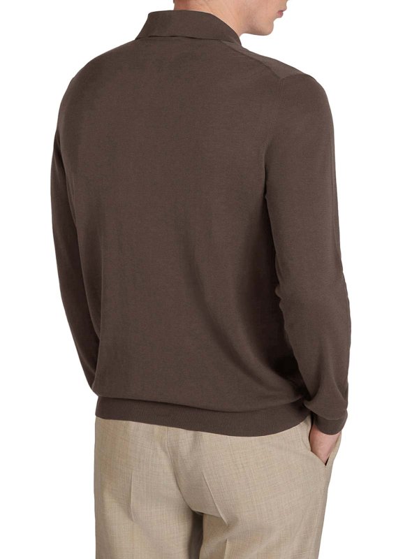 The Best Shops ZANONE: ポロシャツ - ポロシャツ - ブラウン