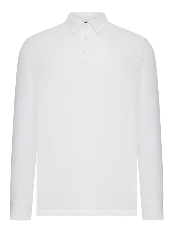 ZANONE: ポロシャツ - ポロシャツ - 白