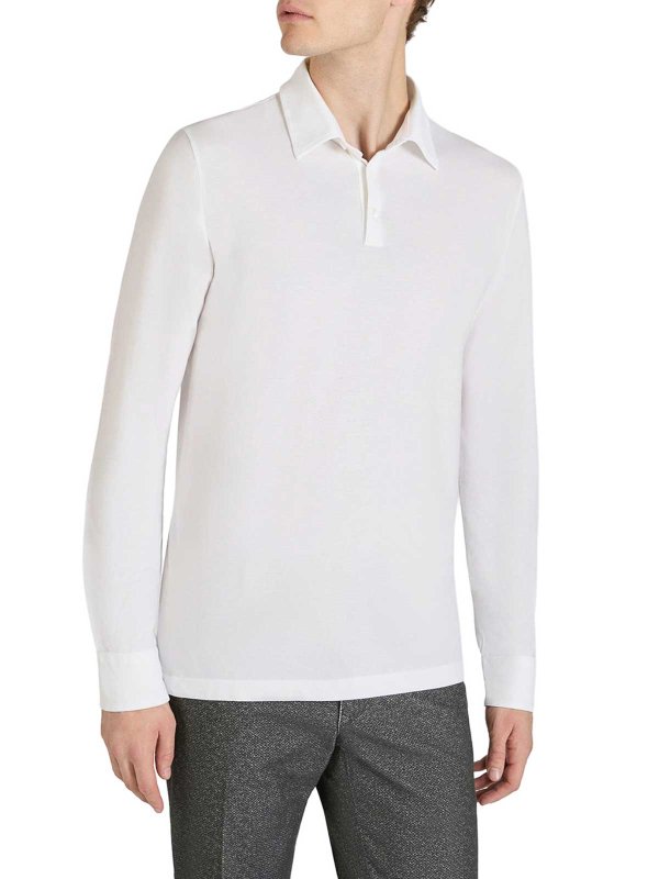 ZANONE: ポロシャツ online - ポロシャツ - 白