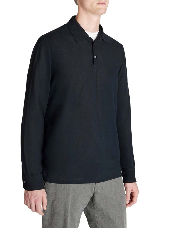 ZANONE: polo shirts online - Slim Fit Polo In Ice Cotton