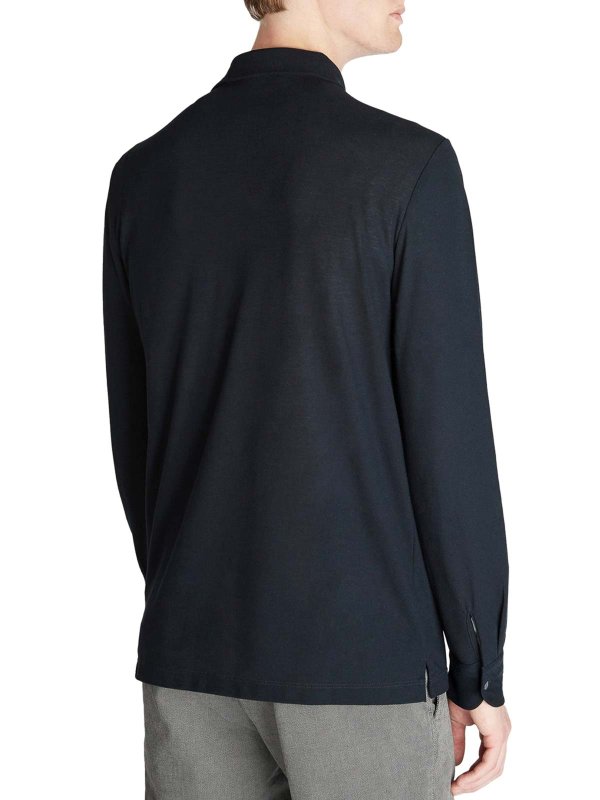 The Best Shops ZANONE: polo shirts - Slim Fit Polo In Ice Cotton