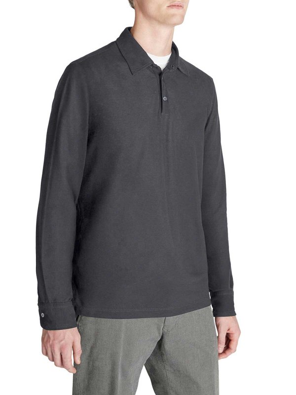 ZANONE: polo online - Polo Slim Fit In Cotone Ghiaccio