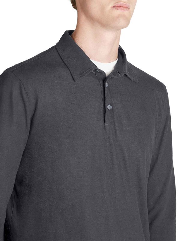 Polo Slim Fit In Cotone Ghiaccio Replica 
online: ZANONE