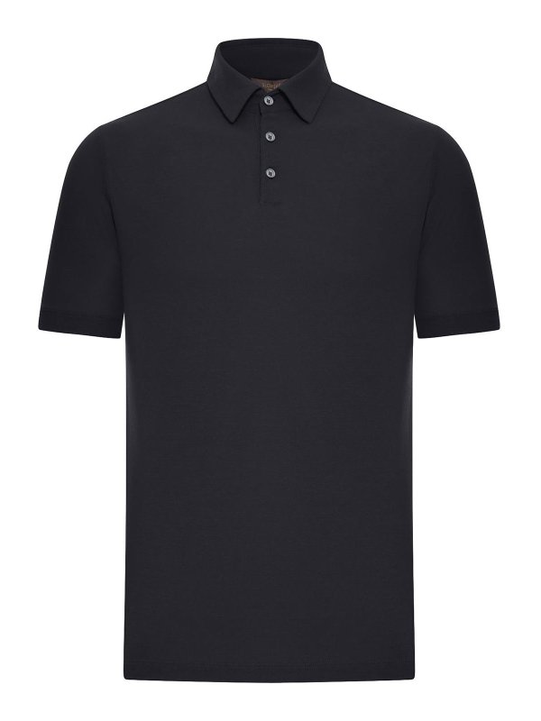 ZANONE: polo shirts - Slim Fit Polo In Ice Cotton