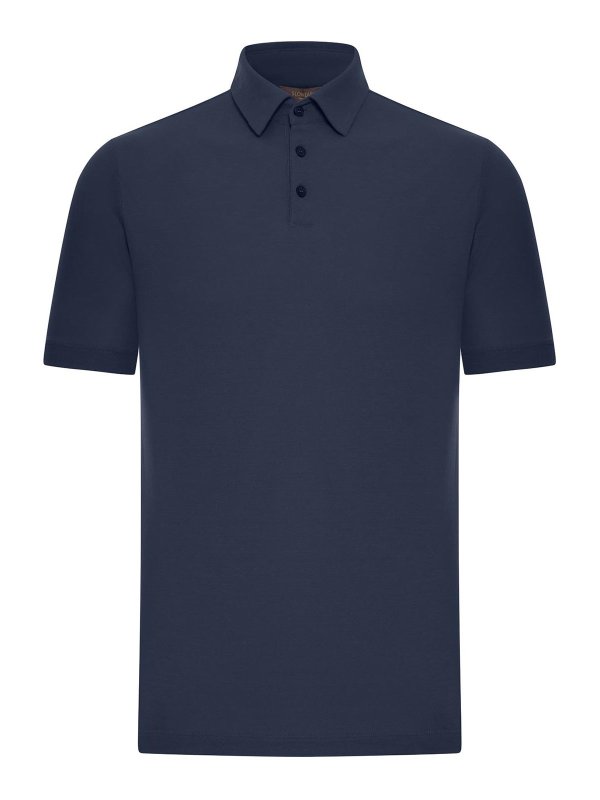 ZANONE: polo shirts - Slim Fit Polo In Ice Cotton