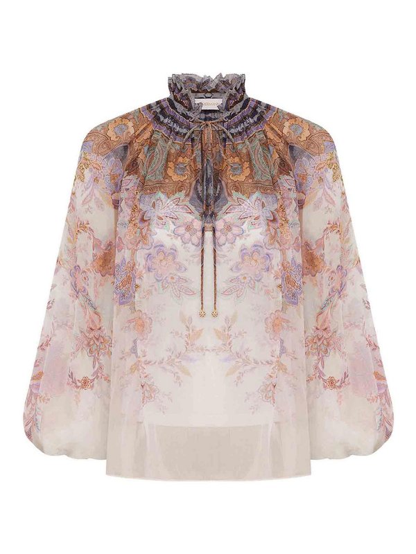 ZIMMERMANN: ブラウス - ブラウス - ヌードカラー