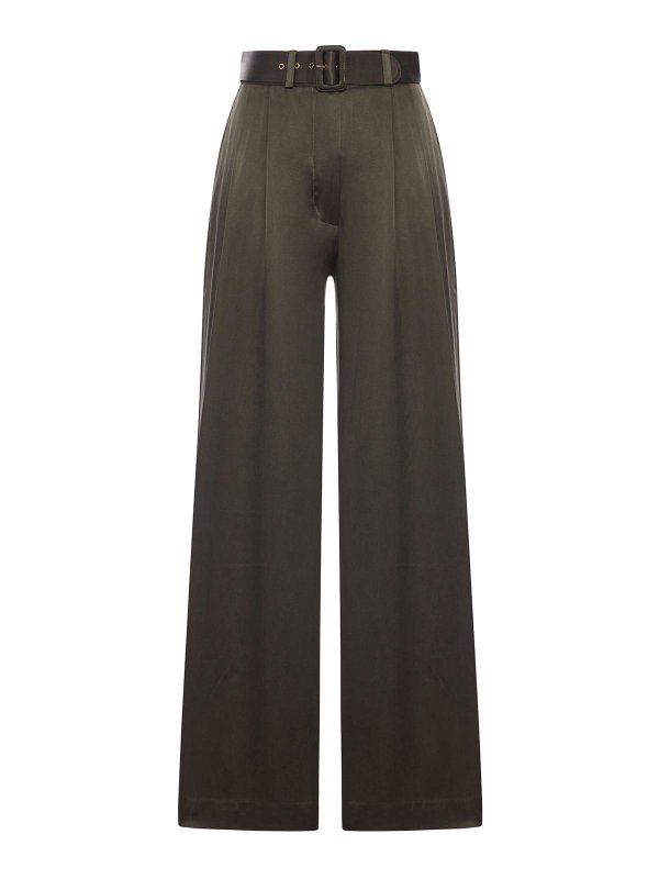 ZIMMERMANN: Pantalones casual - Pantalón Casual - Verde