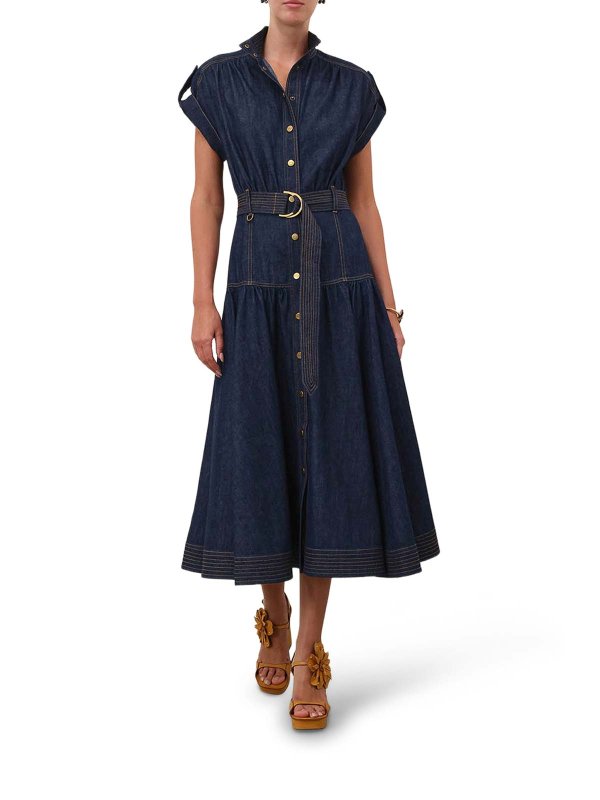 ZIMMERMANN: ショートドレス online - ショートドレス - ブルー