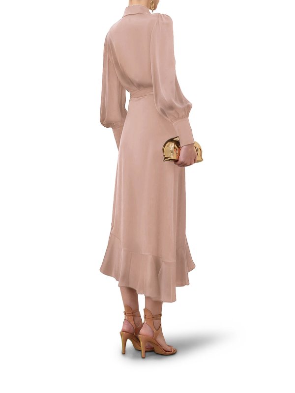 Silk Wrap Midi Dress shop online: ZIMMERMANN