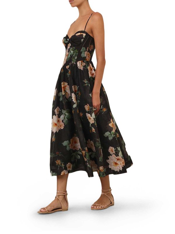 Luna Corset Midi Dress Replica 
online: ZIMMERMANN