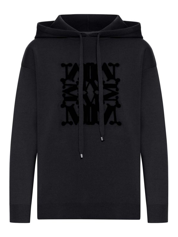 Max Mara: Sweatshirts & Sweaters - Taddeo Sweatshirt With Brush Embroidery