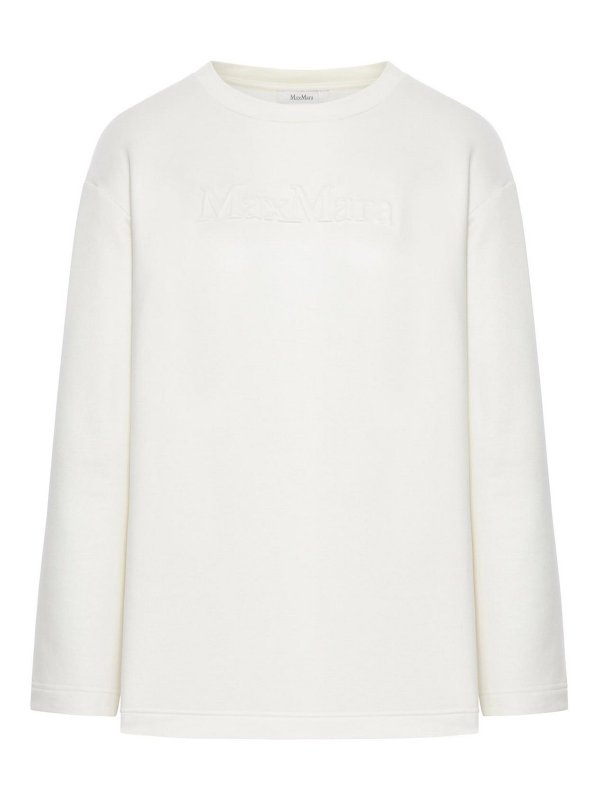 Max Mara: スウェット＆セーター - スウェットシャツ/セーター - 白