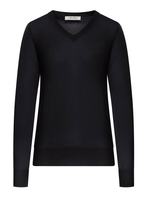 S MAX MARA: crew necks - Cotton Sweater