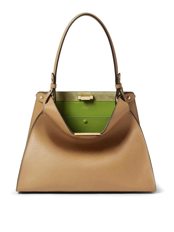 FENDI: shoulder bags - Way Medium Leather Bag