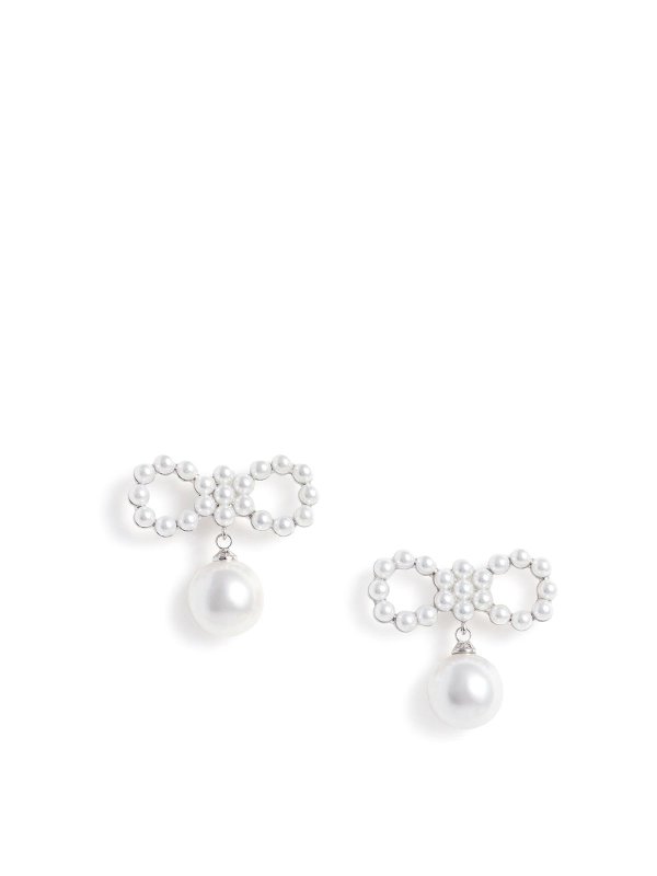 Self Portrait: Ohrringe - Ohrring - Grau